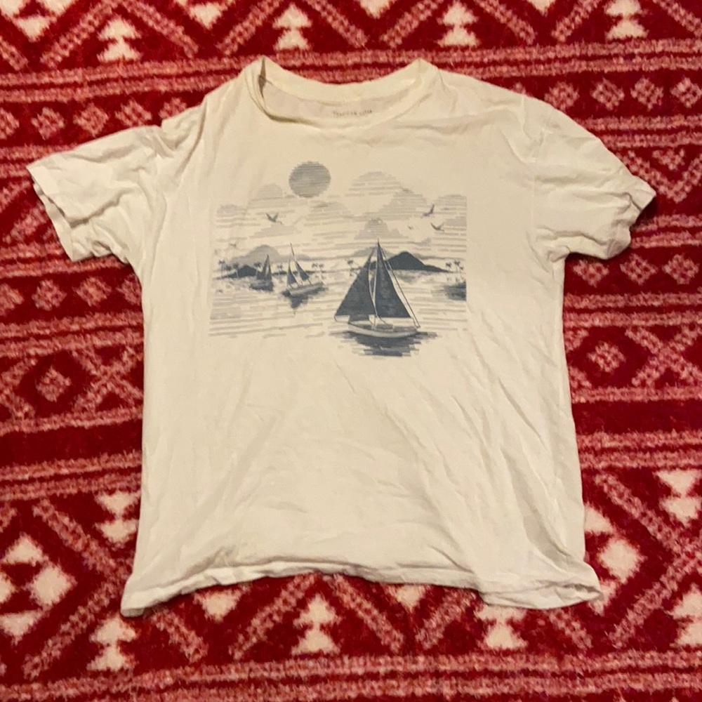 Vintage oversized white AE t